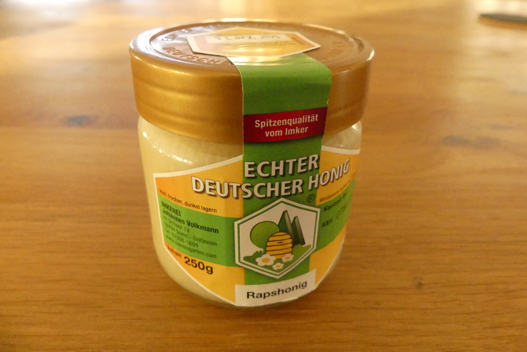 Bild von 250g Rapshonig