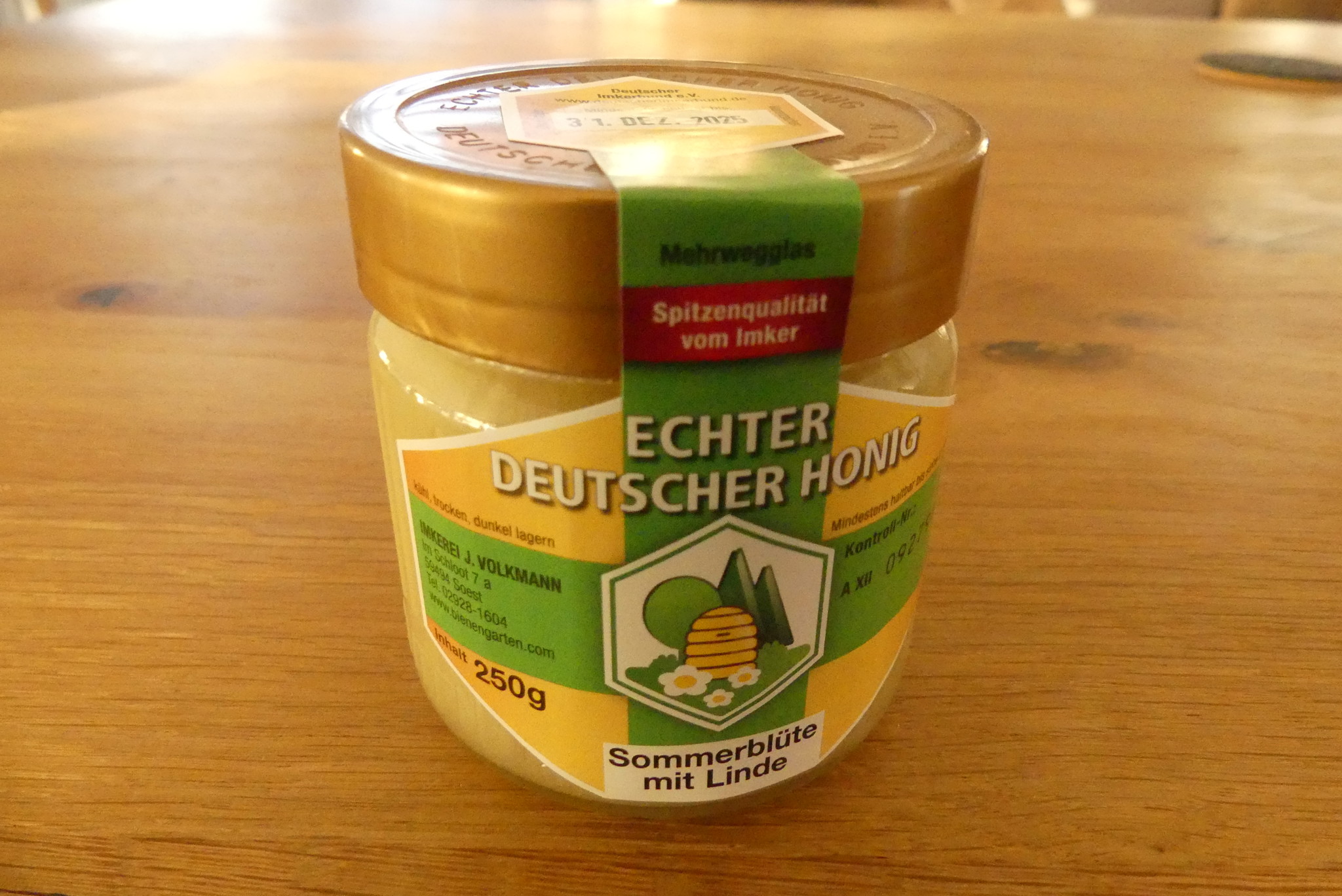 Bild von 250g Sommerblütenhonig mit Linde