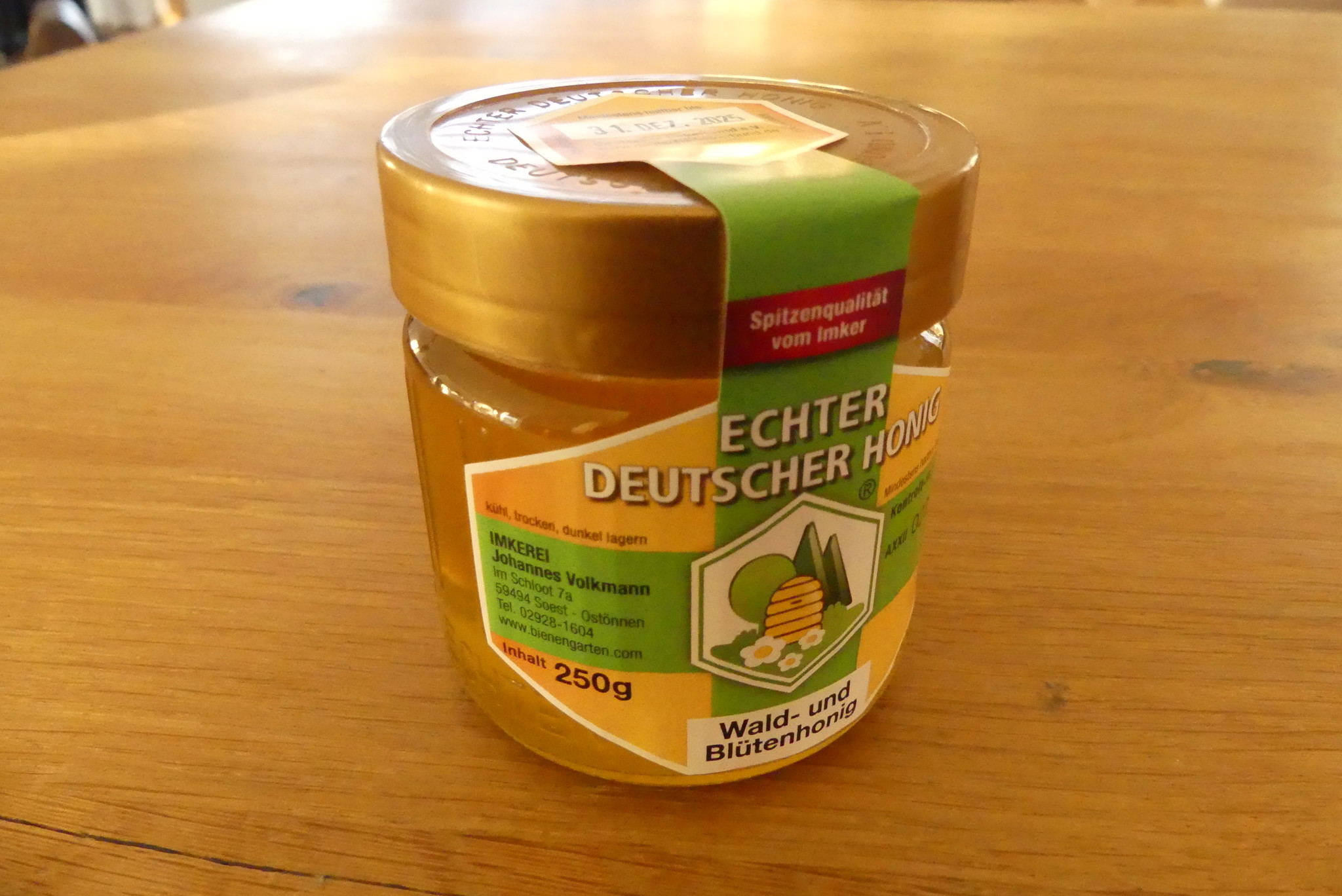 Bild von 250g Sauerländer Waldblütenhonig, hell "Freienohl"